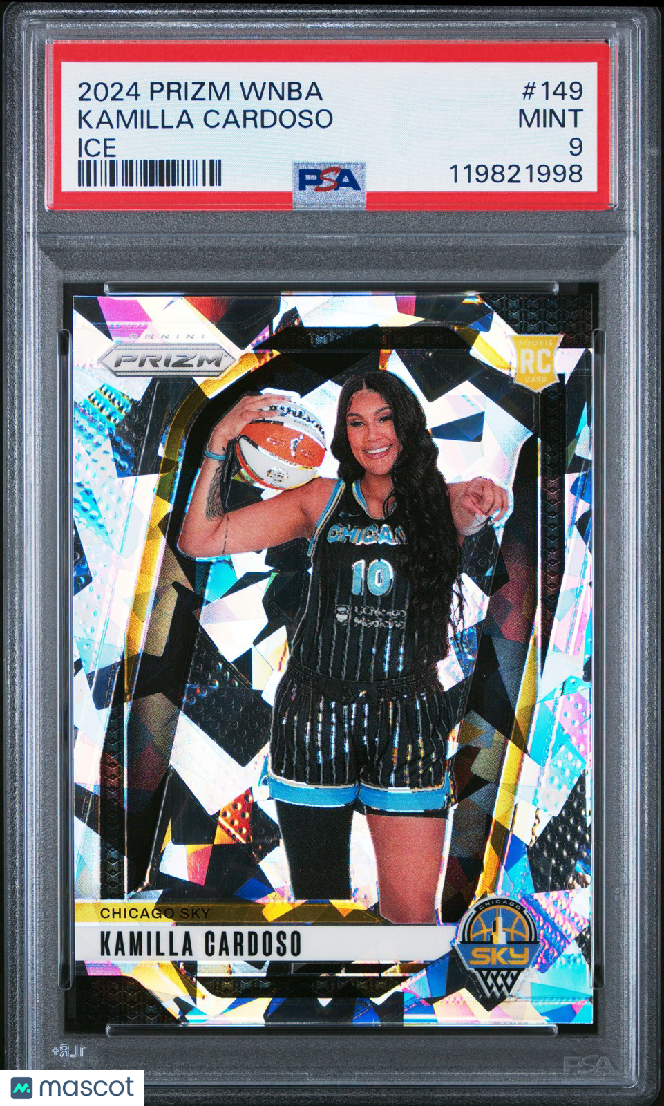 2024 Panini Prizm WNBA - KAMILLA CARDOSO #149a - Ice Rookie - PSA 9 - Ice ROOKIE