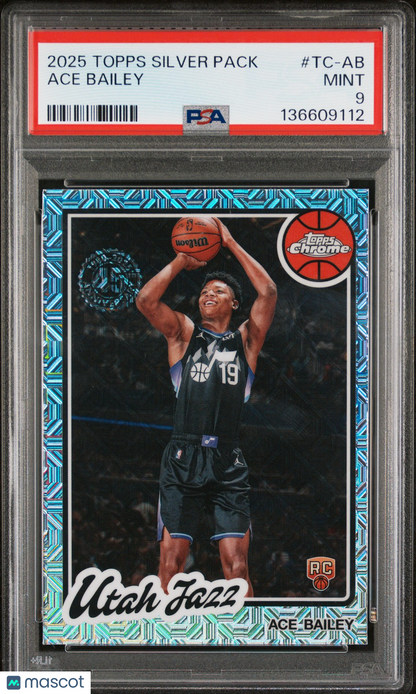 2025 Topps Silver Pack - ACE BAILEY #TC-AB - ROOKIE - PSA - ROOKIE