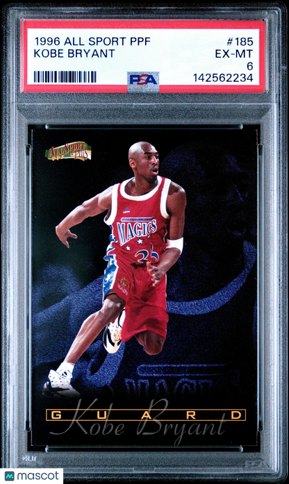 1996 SCORE BOARD ALL SPORT PPF - Kobe Bryant #185 b - ROOKIE - PSA - ROOKIE