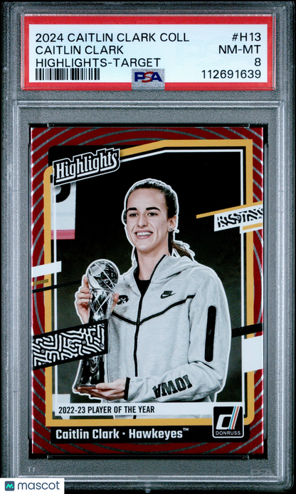 2024 Panini Caitlin Clark Collection - CAITLIN CLARK #H13 - TARGET - PSA