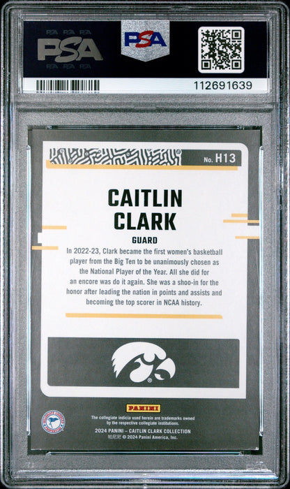 2024 Panini Caitlin Clark Collection - CAITLIN CLARK #H13 - TARGET - PSA