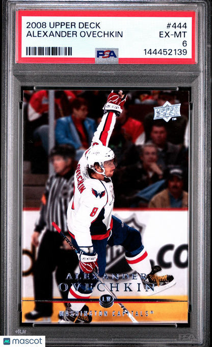 2008 Upper Deck Hockey NHL - ALEXANDER OVECHKIN #444 - PSA