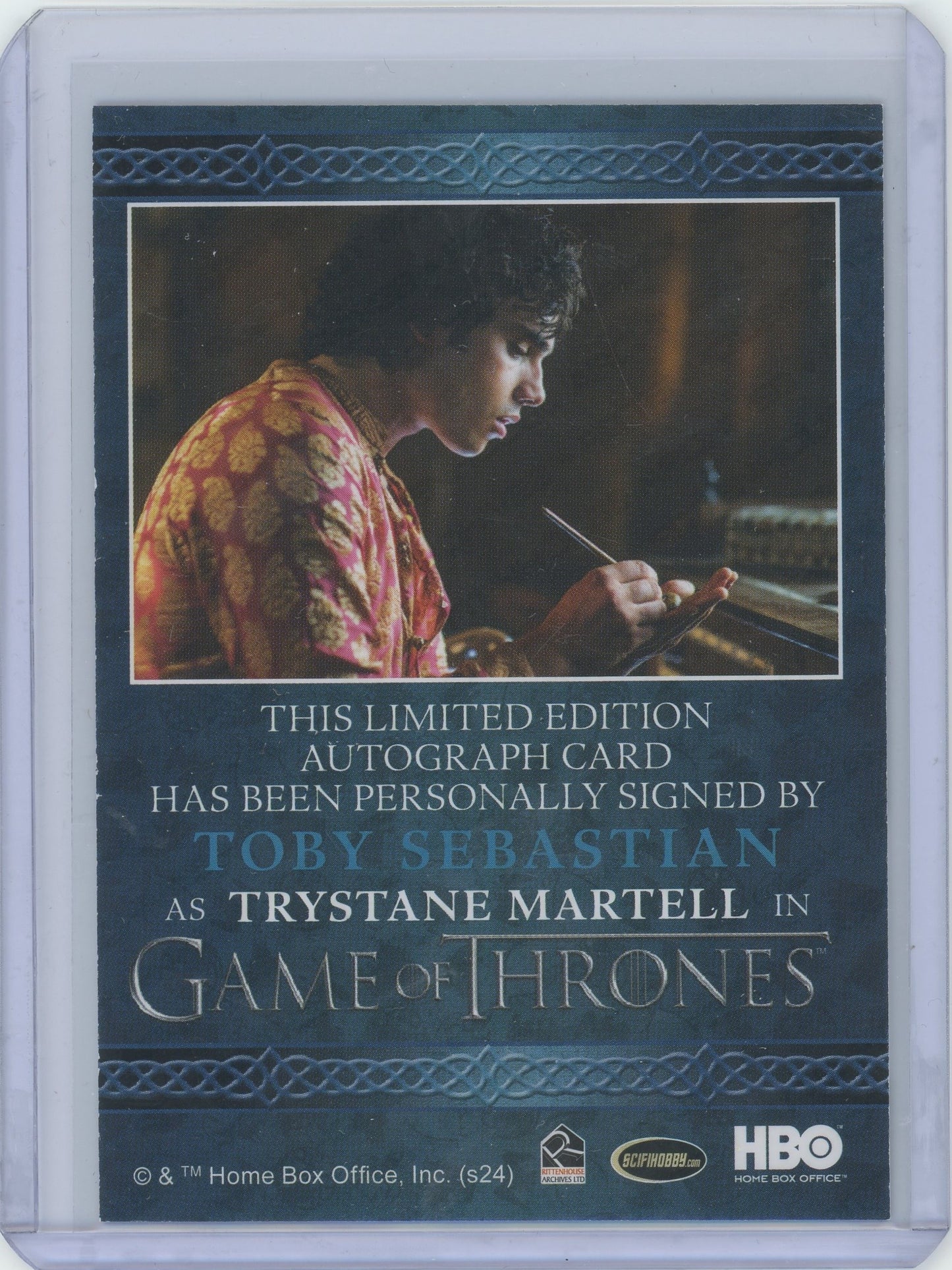Toby Sebastian as Trystane Martell - Game of Thrones: Legends of the Realm
