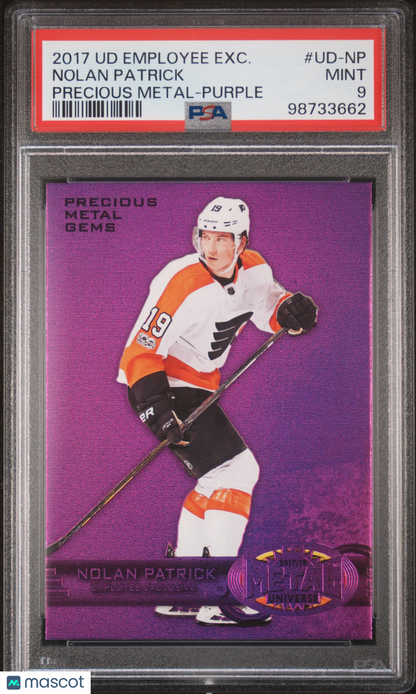2017 Upper Deck Employee Exclusive Precious Metal-Purple Nolan Patrick PSA