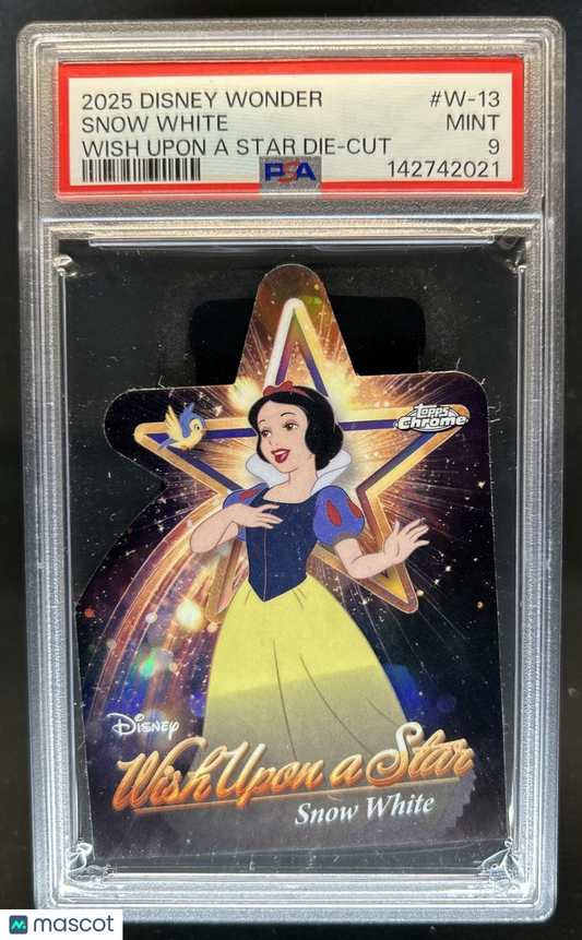 2025 Topps Disney Wonder - Snow White - Wish Upon a Star Chrome Die-Cut - PSA