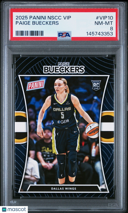 2025 PANINI NSCC VIP PROMO - PAIGE BUECKERS - ROOKIE RC - PSA - ROOKIE