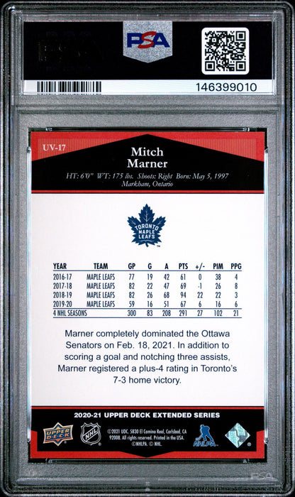 2020 UPPER DECK - MITCH MARNER #UV17 - ULTIMATE VICTORY /350 - PSA - /350
