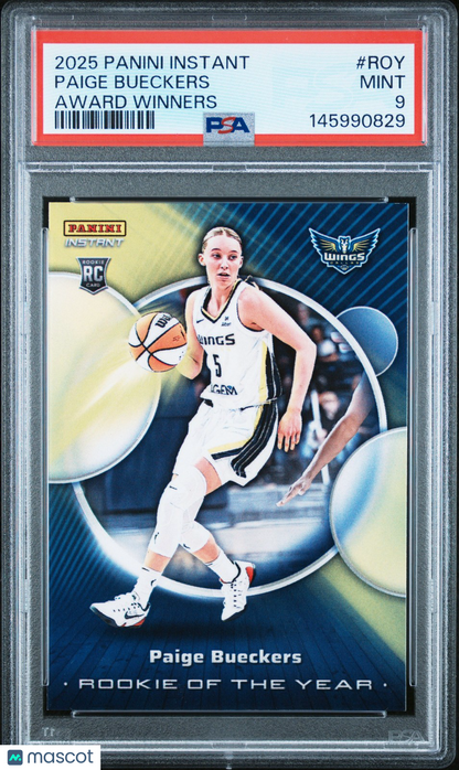2025 PANINI INSTANT - PAIGE BUECKERS #ROY - WNBA AWARD WINNERS - ROY - PSA
