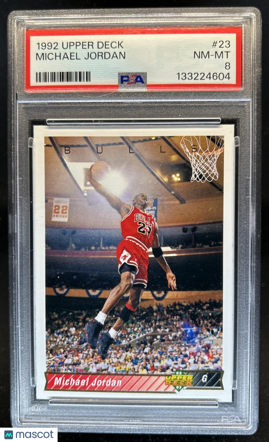 1992 Upper Deck - Michael Jordan #23 - Bulls MJ - PSA 8