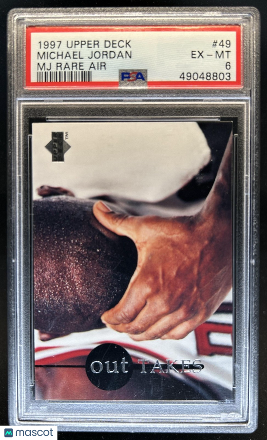 1997 Upper Deck - Michael Jordan - MJ Rare Air Tribute Box #49 - PSA