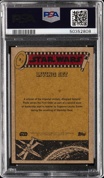 2020 Topps Star Wars Living - Allegiant General Pryde #114 - PSA 10