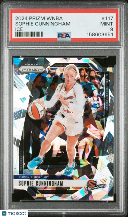 2024 WNBA Prizm - Sophie Cunningham #117 - Ice Prizm - PSA - ICE PRIZM