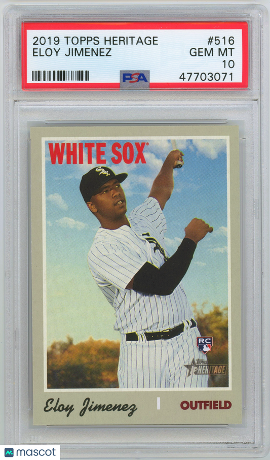 2019 Topps Heritage Eloy Jimenez #516 PSA 10