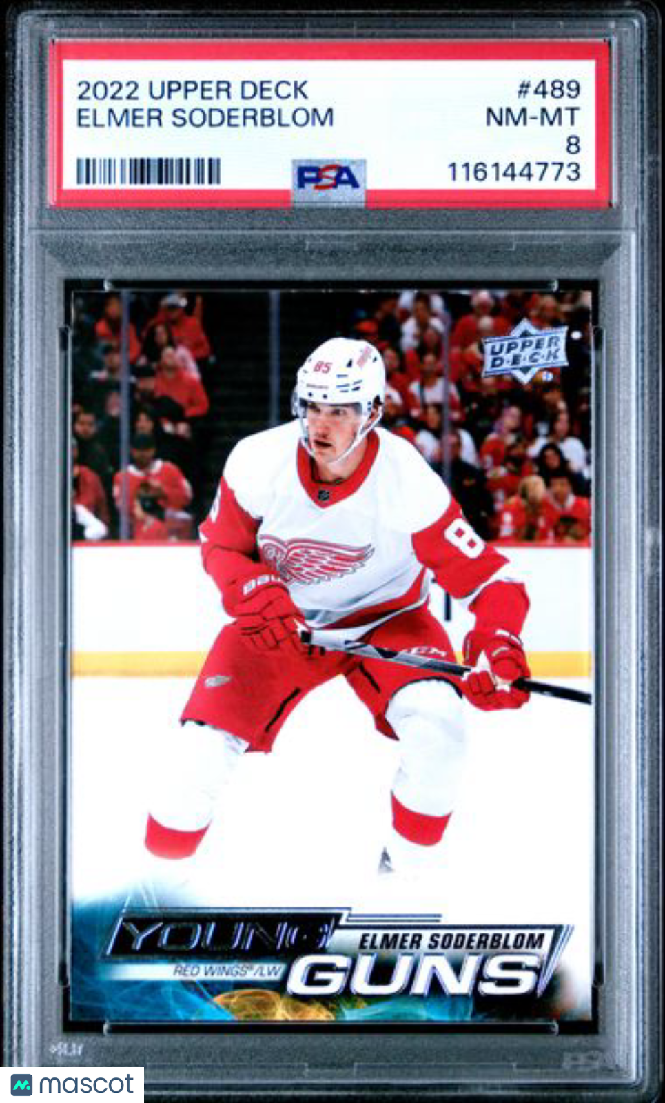 2022 Upper Deck - Elmer Soderblom #489 - YG Rookie - YOUNG GUNS ROOKIE - PSA