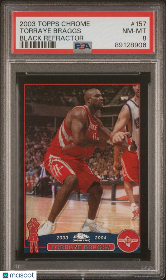 2003 Topps Chrome - Torraye Braggs - ROOKIE - Black Refractor /500 - PSA - /500