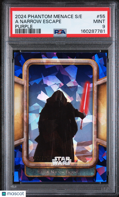2024 Sapphire Star Wars - A Narrow Escape - PURPLE SAPPHIRE /125 - PSA