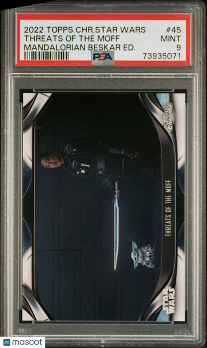 2022 Chrome Star Wars - Threats of the Moff - Mandalorian Beskar Edition - PSA