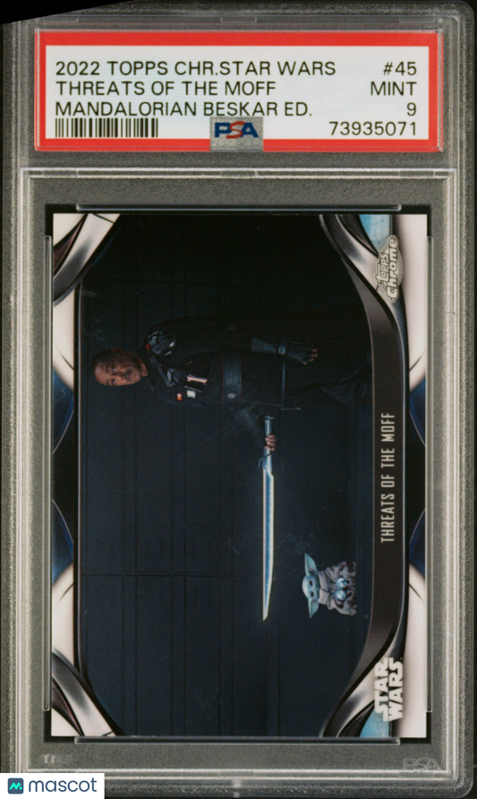 2022 Chrome Star Wars - Threats of the Moff - Mandalorian Beskar Edition - PSA