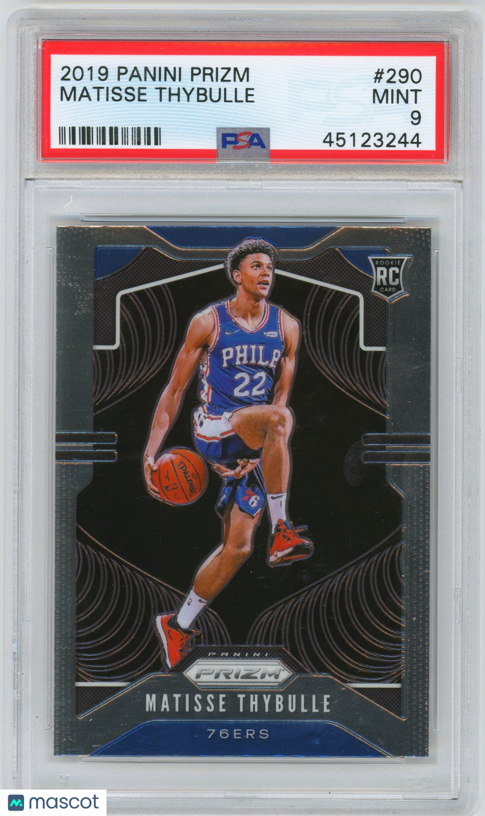 2019 Panini Prizm Matisse Thybulle ROOKIE #290 PSA 9