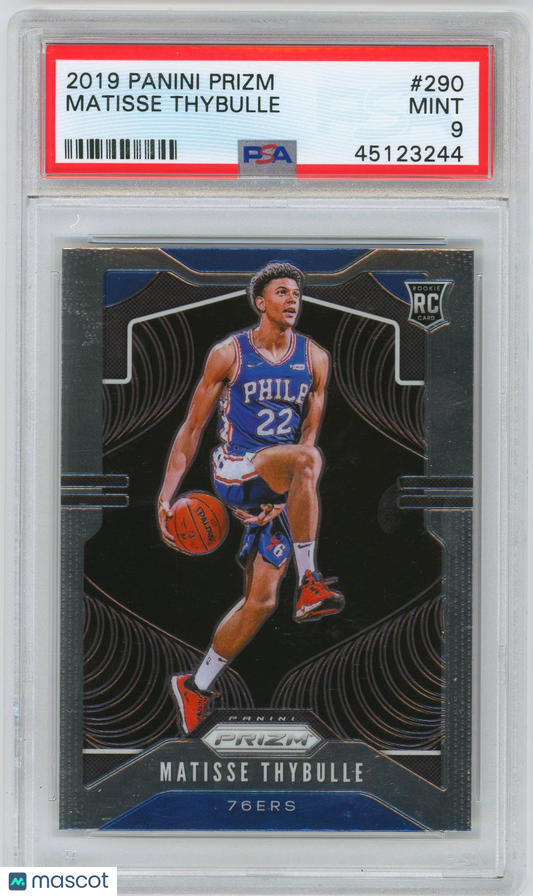 2019 Panini Prizm Matisse Thybulle ROOKIE #290 PSA 9
