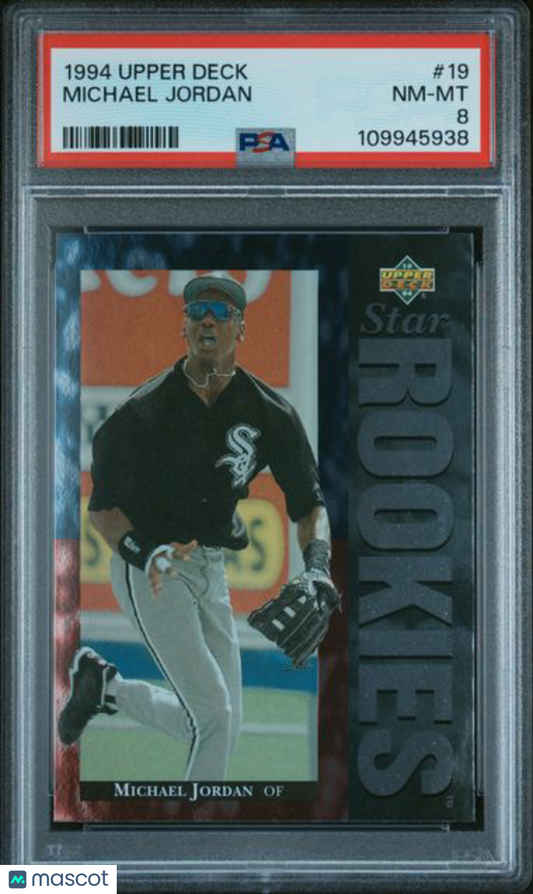 Michael Jordan - 1994 Upper Deck #19 Chicago White Sox - Baseball ROOKIE - PSA