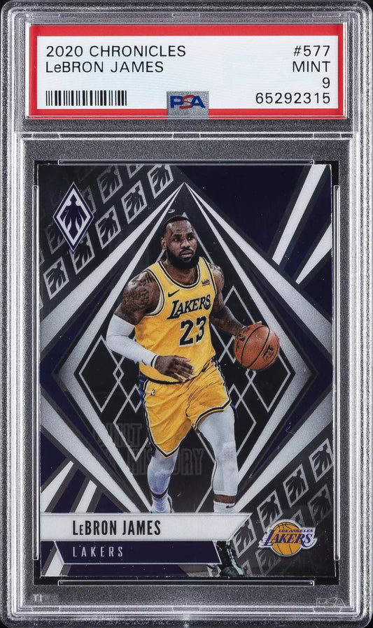2020 Panini Chronicles LeBron James #577 PSA 9