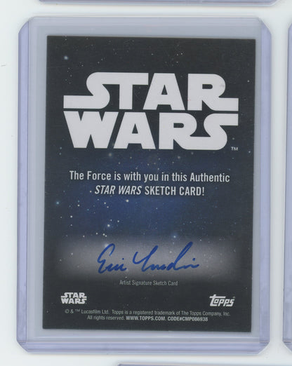 2024 Star Wars Galaxy Stormtrooper 1/1 Sketch Card
