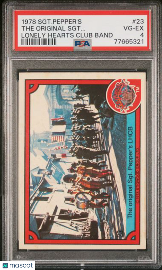 The Beatles - 1978 Sergeant Pepper's - #23 The Original Sergeant - PSA 4