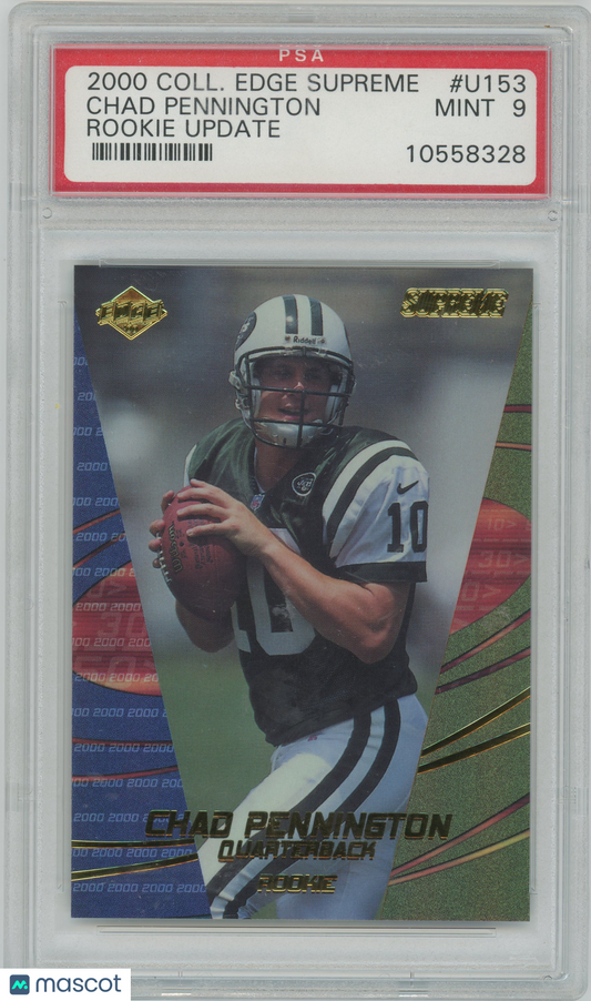 2000 Collector's Edge Supreme - Foil ROOKIE - Chad Pennington RC - PSA 9 /2000