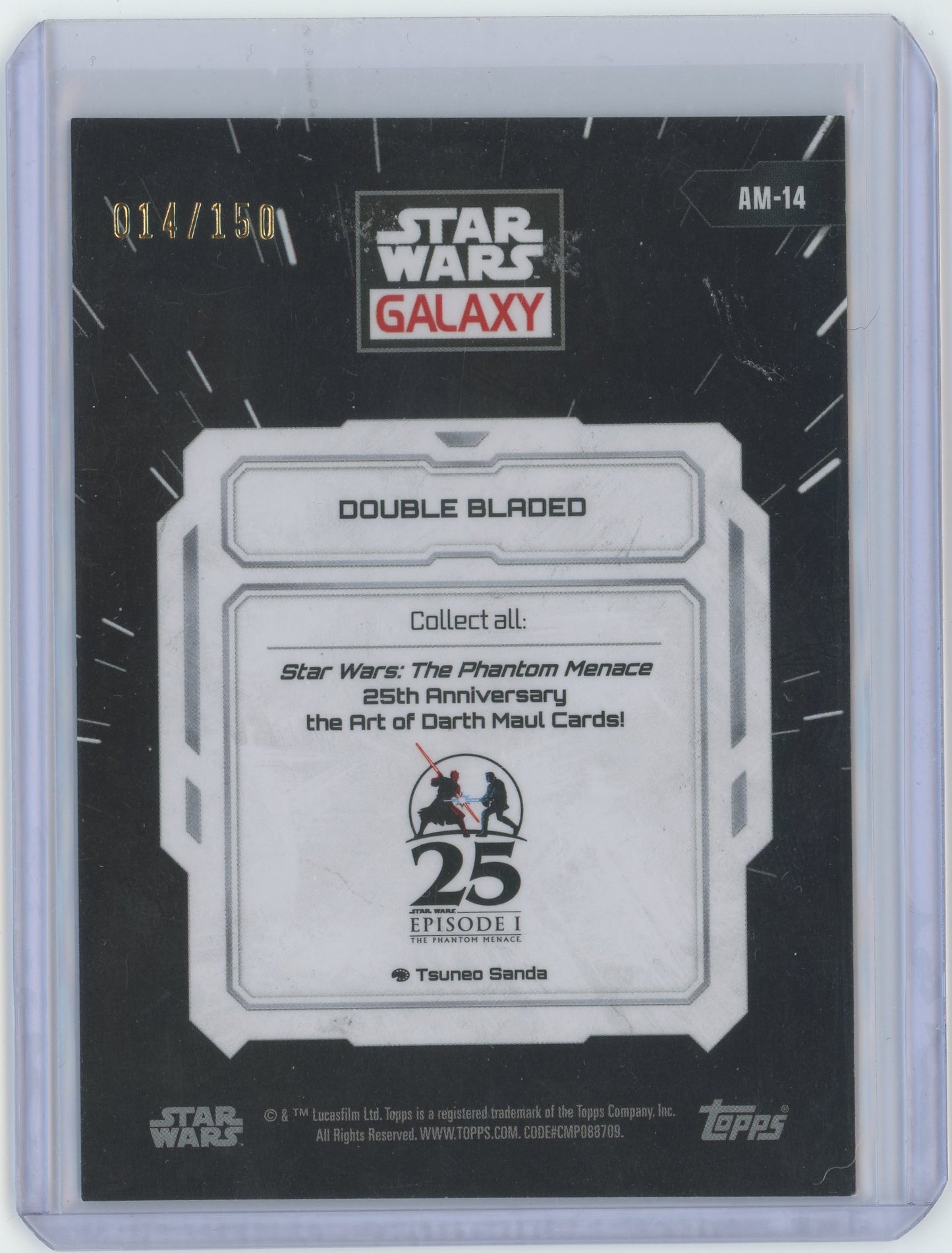 Star Wars Galaxy Double Bladed 014/150 #AM-14