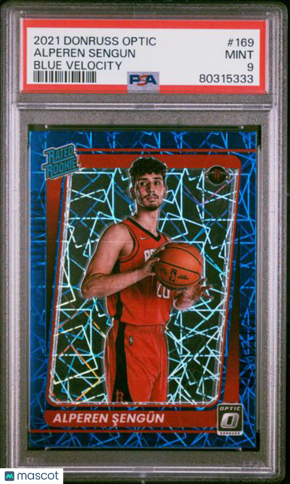2021 Donruss Optic - Blue Velocity - Alperen Sengun - Rated Rookie - PSA 9