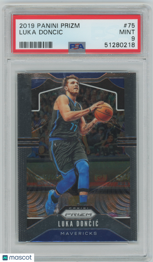 2019 Panini Prizm #75 Luka Doncic Dallas Mavericks PSA 9 MINT
