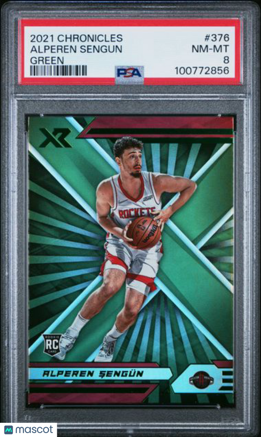 2021 Chronicles #378 Green  - Alperen Sengun - Rockets ROOKIE - PSA