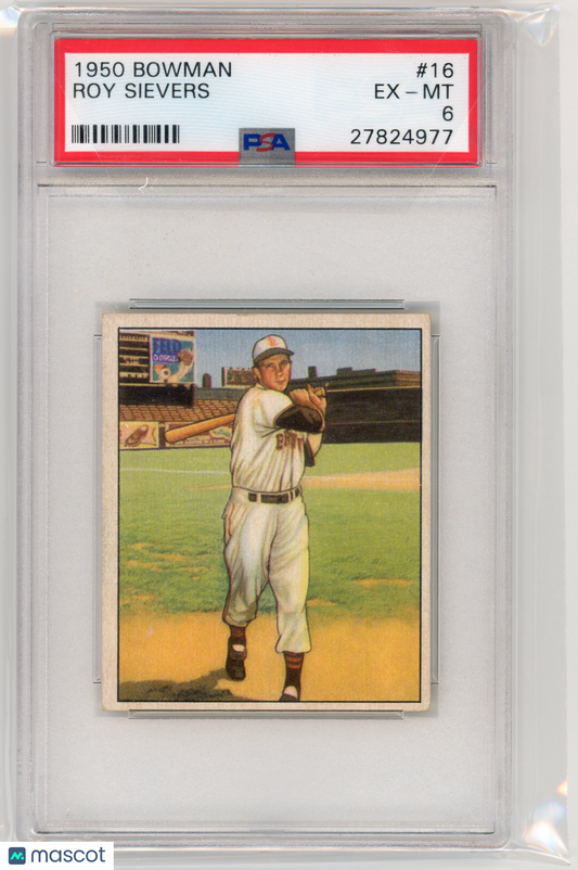 1950 Bowman Roy Sievers #16 PSA 6