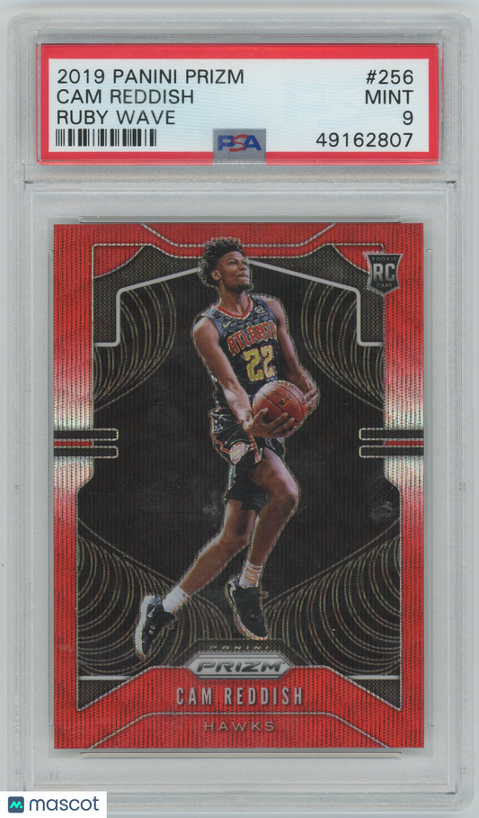 2019 Panini Prizm Cam Reddish #256 Ruby Wave PSA 9 - ROOKIE
