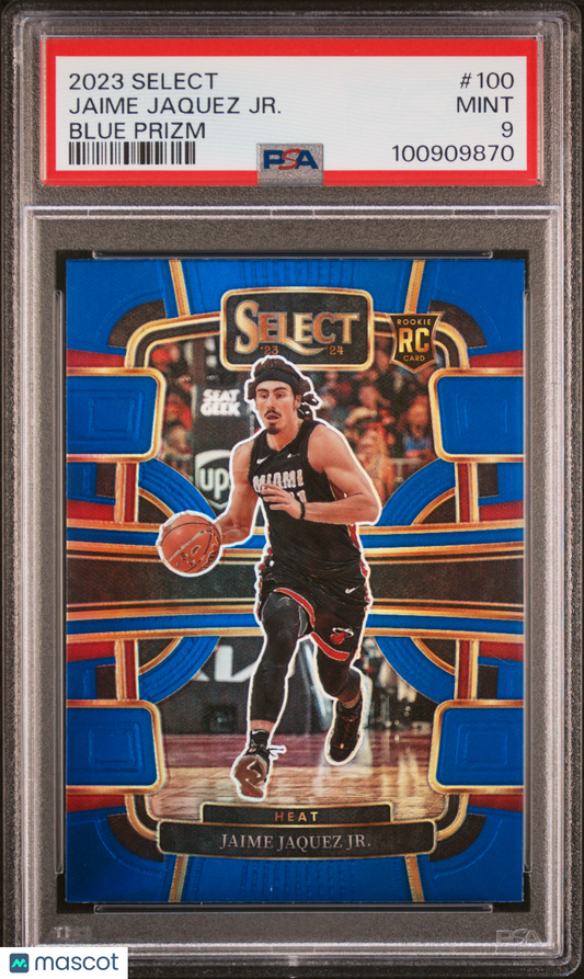 2023 Select Blue Prizm #100 - Jaime Jaquez Jr - Heat ROOKIE - PSA