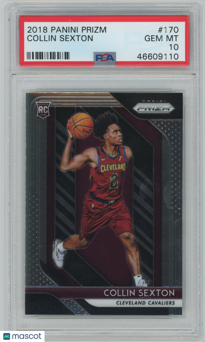 2018 Panini Prizm Collin Sexton ROOKIE #170 PSA 10