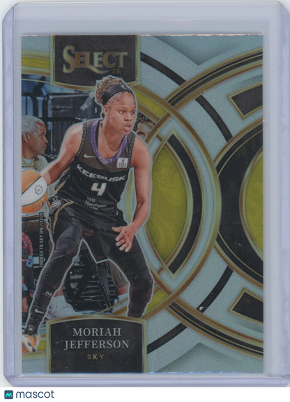 2024 Panini WNBA Select Basketball Moriah Jefferson #121 Premier Silver Prizm