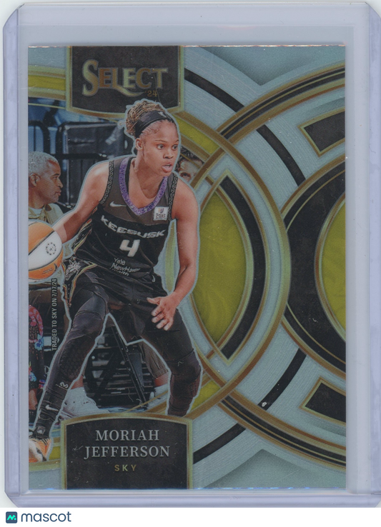 2024 Panini WNBA Select Basketball Moriah Jefferson #121 Premier Silver Prizm