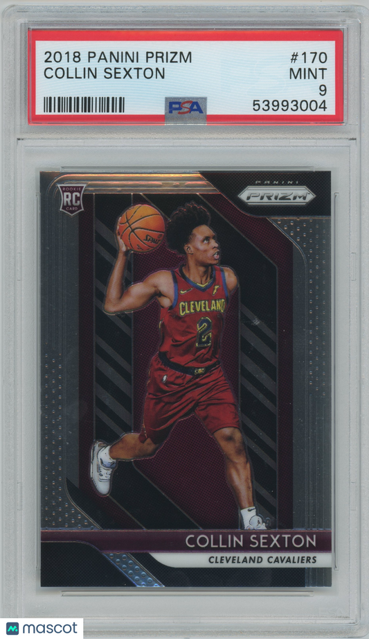 2018 Panini Prizm Collin Sexton ROOKIE #170 PSA 9