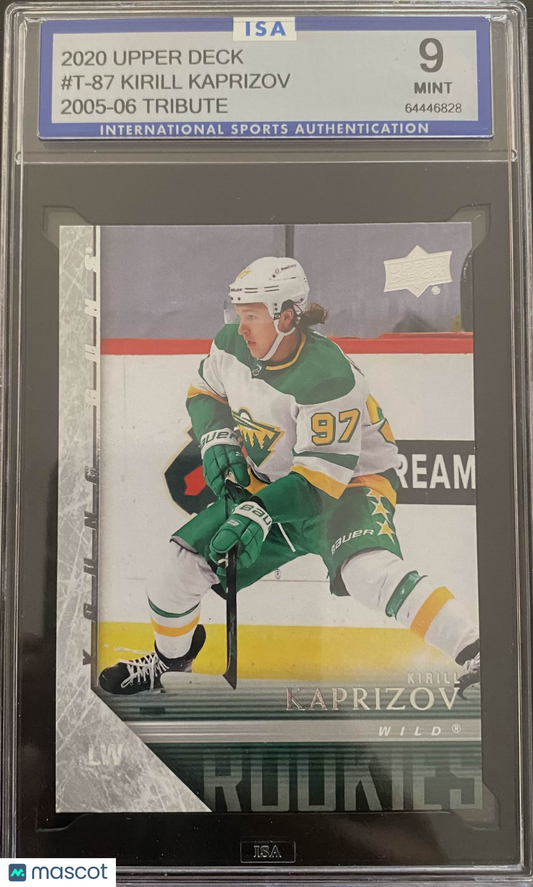 2020-21 Upper Deck Extended Kirill Kaprizov 2005-06 Young Guns Tribute ISA 9