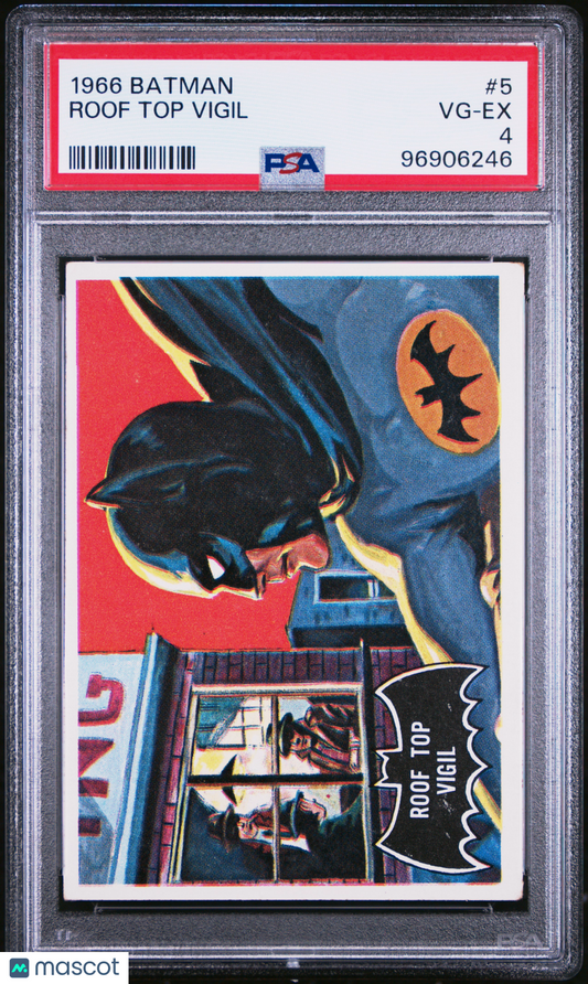 1966 Batman - BLACK BAT - #5 Roof Top Vigil PSA 4 VG-EX