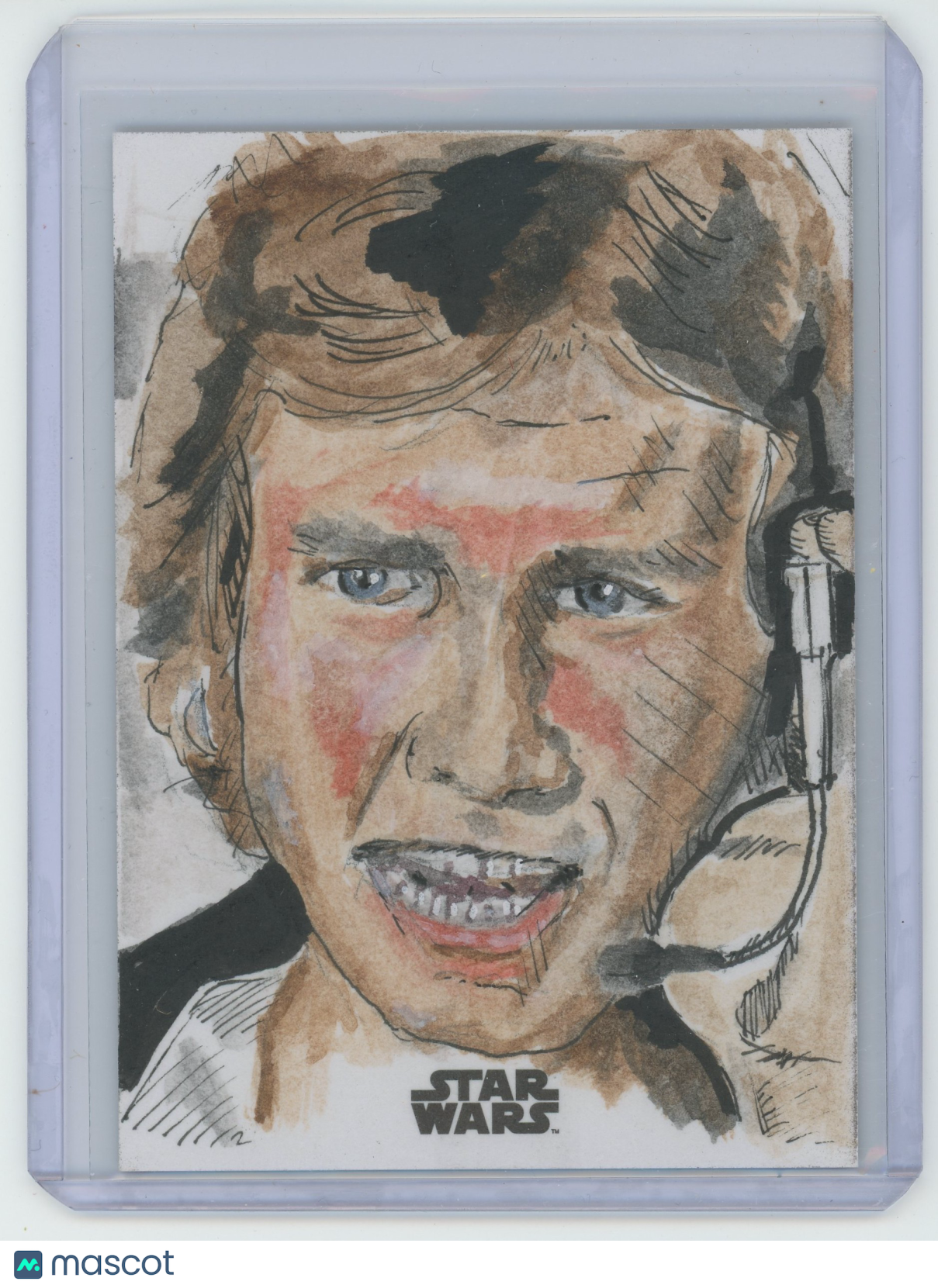 2024 Star Wars Galaxy Han Solo 1/1 Sketch Card