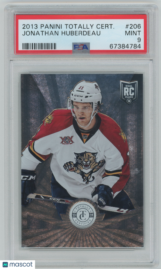 2013 Panini Totally Certified Hockey - Jonathan Huberdeau #206 - ROOKIE - PSA 9
