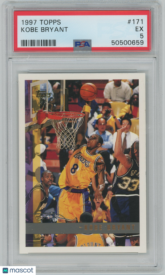 1997 Topps Kobe Bryant #171 PSA 5