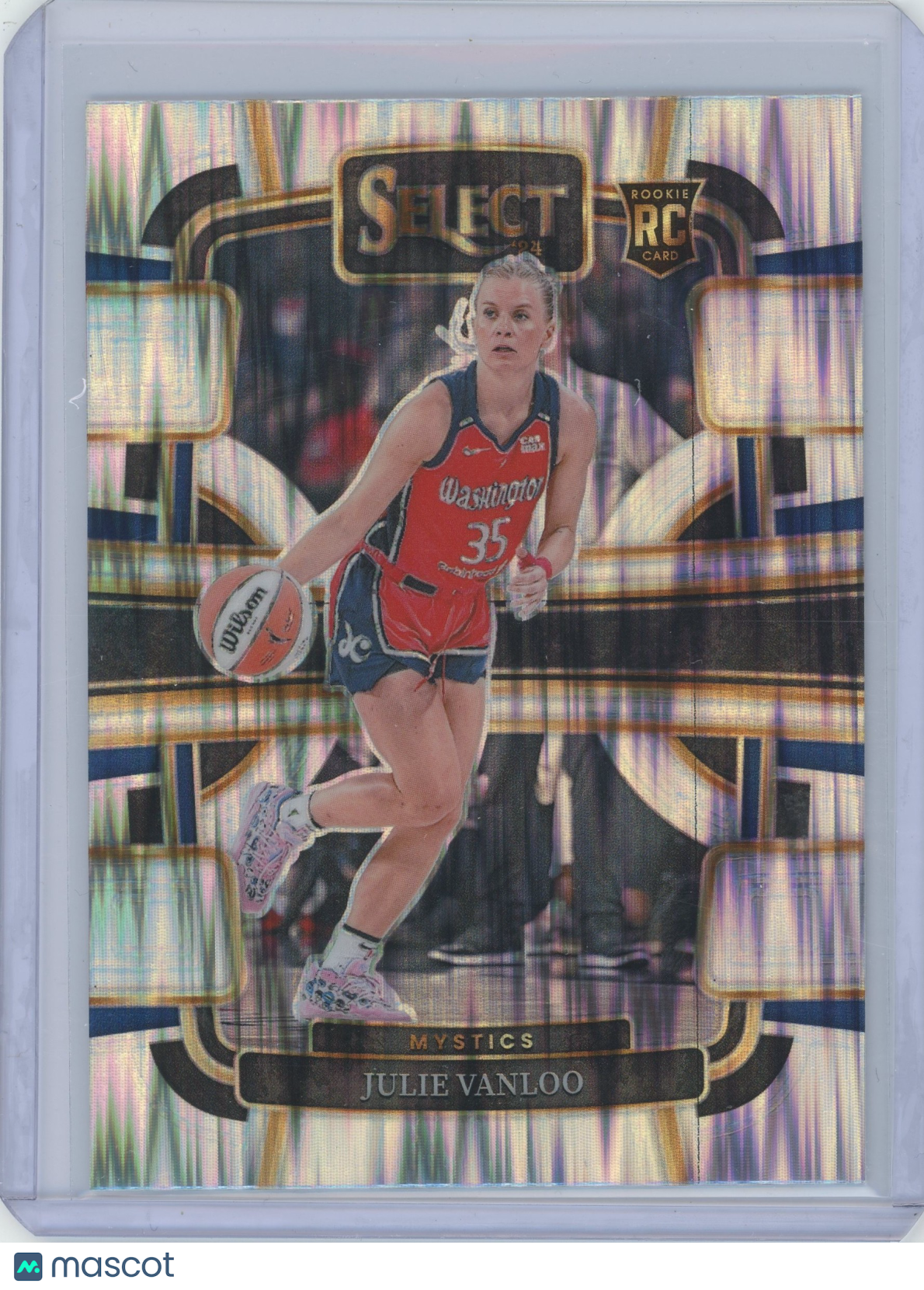 2024 Panini WNBA Select Basketball Julie Vanloo #57 Concourse Tectonic
