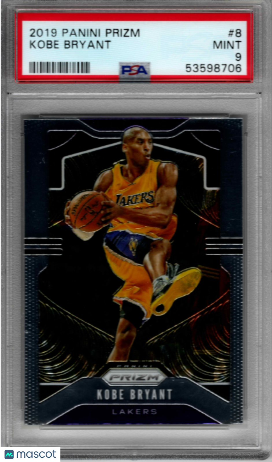 2019 Panini Prizm Kobe Bryant #8 PSA 9