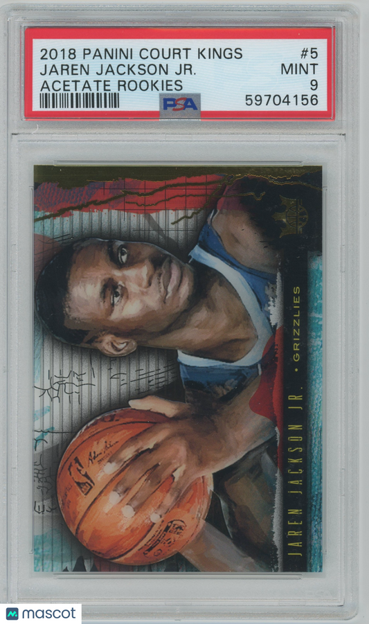2018 Panini Court Kings Acetate Rookies Jaren Jackson JR. ROOKIE #5 PSA 9