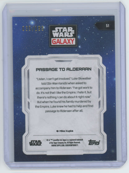 Star Wars Galaxy Passage to Alderaan 035/199 #51