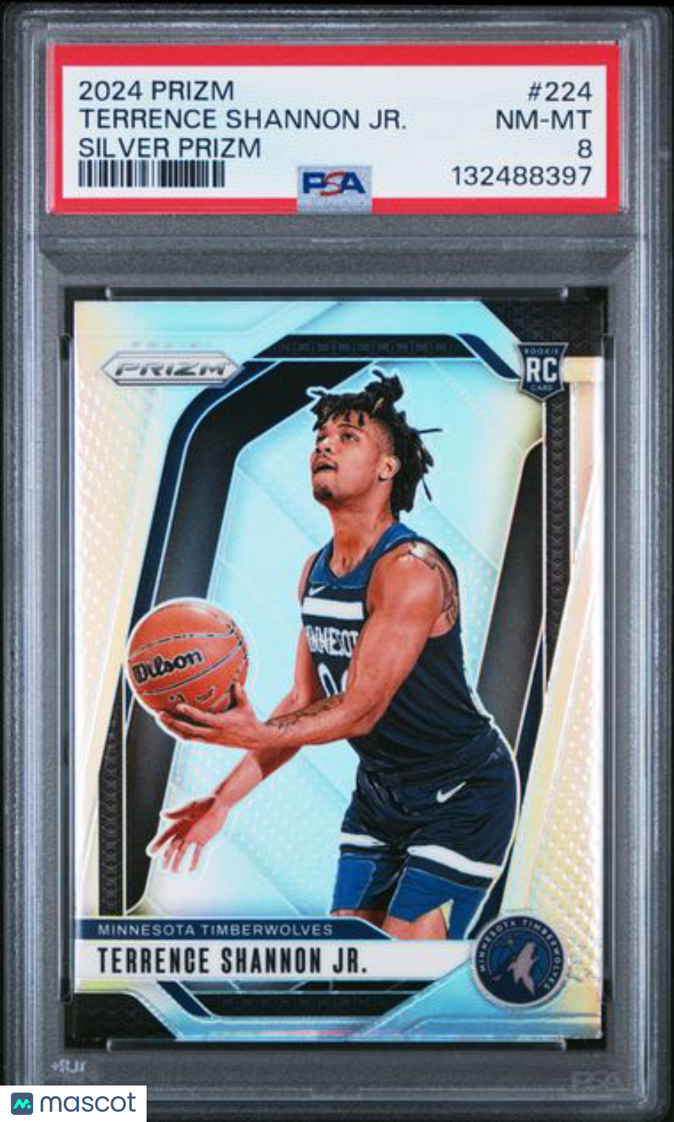 2024 Panini Prizm - Terrence Shannon Jr #224 - ROOKIE - PSA - ROOKIE